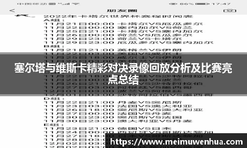 塞尔塔与维斯卡精彩对决录像回放分析及比赛亮点总结